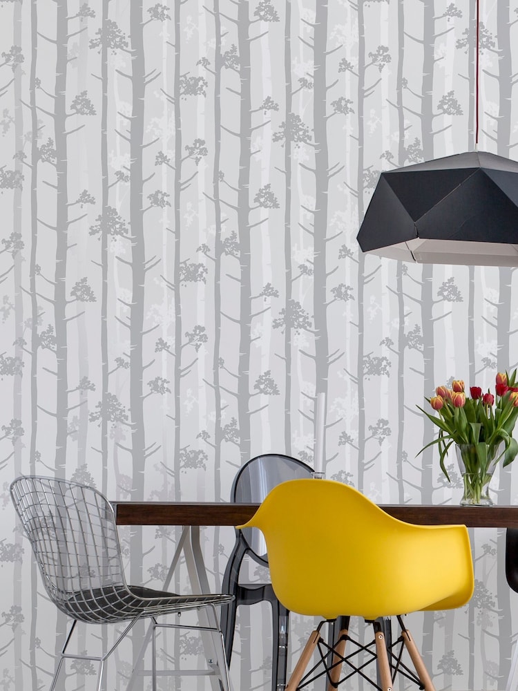 Urban Walls Natural Birch Tree Wallpaper - Image 2 of 4