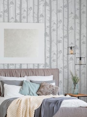 Urban Walls Natural Birch Tree Wallpaper - Image 3 of 4