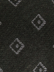 Reiss Forest Green Fazio Wool-Silk Diamond-Medallion Unlined Tie - Image 5 of 5