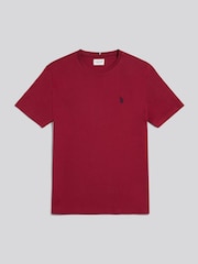 U.S. Polo Assn. Red Double Horsemen T-Shirt - Image 7 of 9