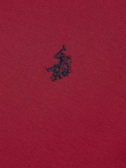 U.S. Polo Assn. Red Double Horsemen T-Shirt - Image 8 of 9