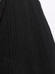 River Island Black Girls Ribbed Kickflare Leggings - Image 3 of 3