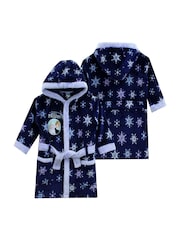 Character Blue Kids Disney Frozen Dressing Gown - Image 1 of 6