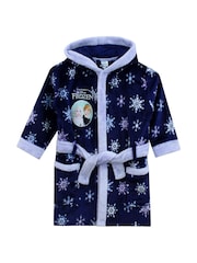 Character Blue Kids Disney Frozen Dressing Gown - Image 2 of 6