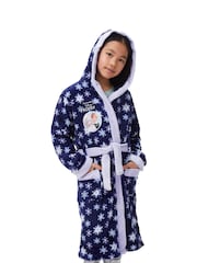 Character Blue Kids Disney Frozen Dressing Gown - Image 5 of 6