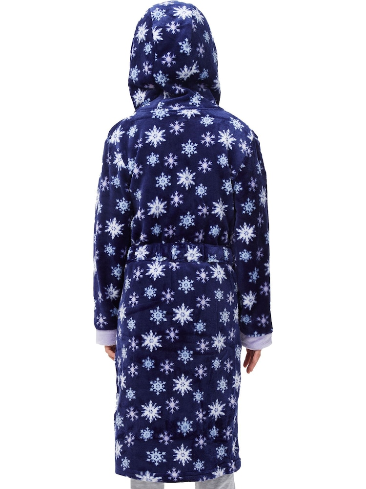 Character Blue Kids Disney Frozen Dressing Gown - Image 6 of 6