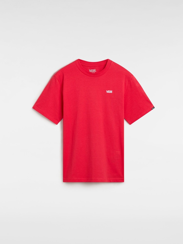 Vans Red Boys Left Chest 100% Cotton T-Shirt - Image 1 of 2