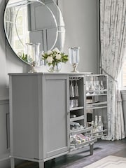 Laura Ashley Pale Charcoal Henshaw Drinks Cabinet - Image 1 of 5