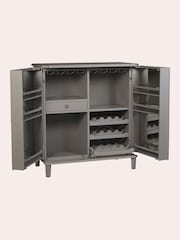 Laura Ashley Pale Charcoal Henshaw Drinks Cabinet - Image 5 of 5