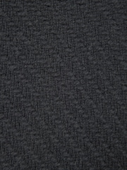 Reiss Anthracite Grey Tempo 3-9 yrs Slim Fit Knitted Half-Zip Funnel Neck Jumper - Image 5 of 5