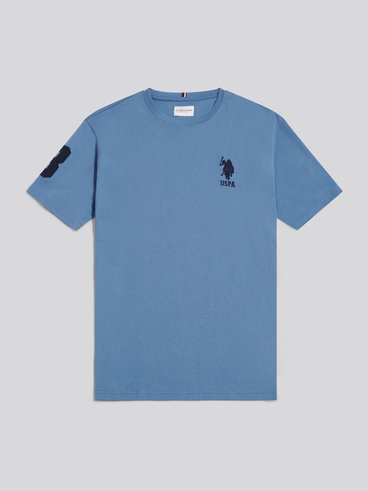 U.S. Polo Assn Blue Mens Player 3 T-Shirt - Image 1 of 3
