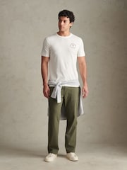 U.S. Polo Assn. Cream Classic Heritage Front & Back Graphic T-Shirt - Image 5 of 8