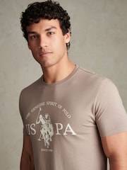 U.S. Polo Assn. Natural USPA Print Graphic T-Shirt - Image 2 of 6