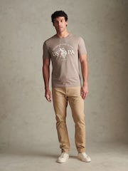 U.S. Polo Assn. Natural USPA Print Graphic T-Shirt - Image 3 of 6