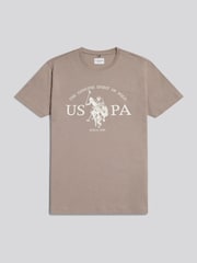 U.S. Polo Assn. Natural USPA Print Graphic T-Shirt - Image 5 of 6