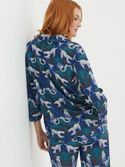 FatFace Blue Snow Leopard Nightshirt - Image 2 of 6