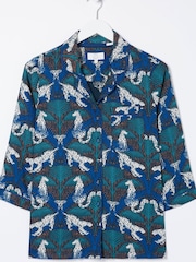 FatFace Blue Snow Leopard Nightshirt - Image 6 of 6