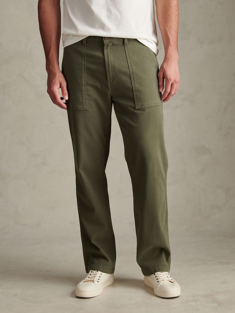 U.S. Polo Assn Green Classic Fit Dobby Chinos - Image 1 of 8