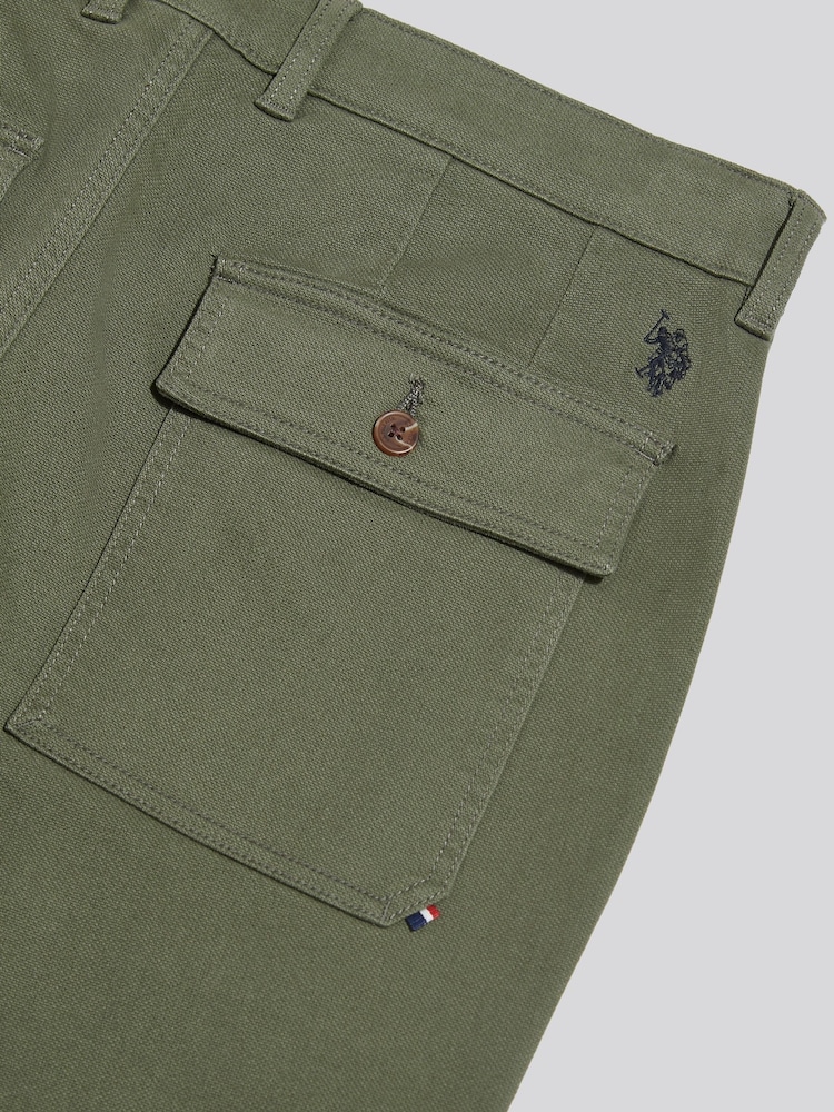 U.S. Polo Assn Green Classic Fit Dobby Chinos - Image 8 of 8
