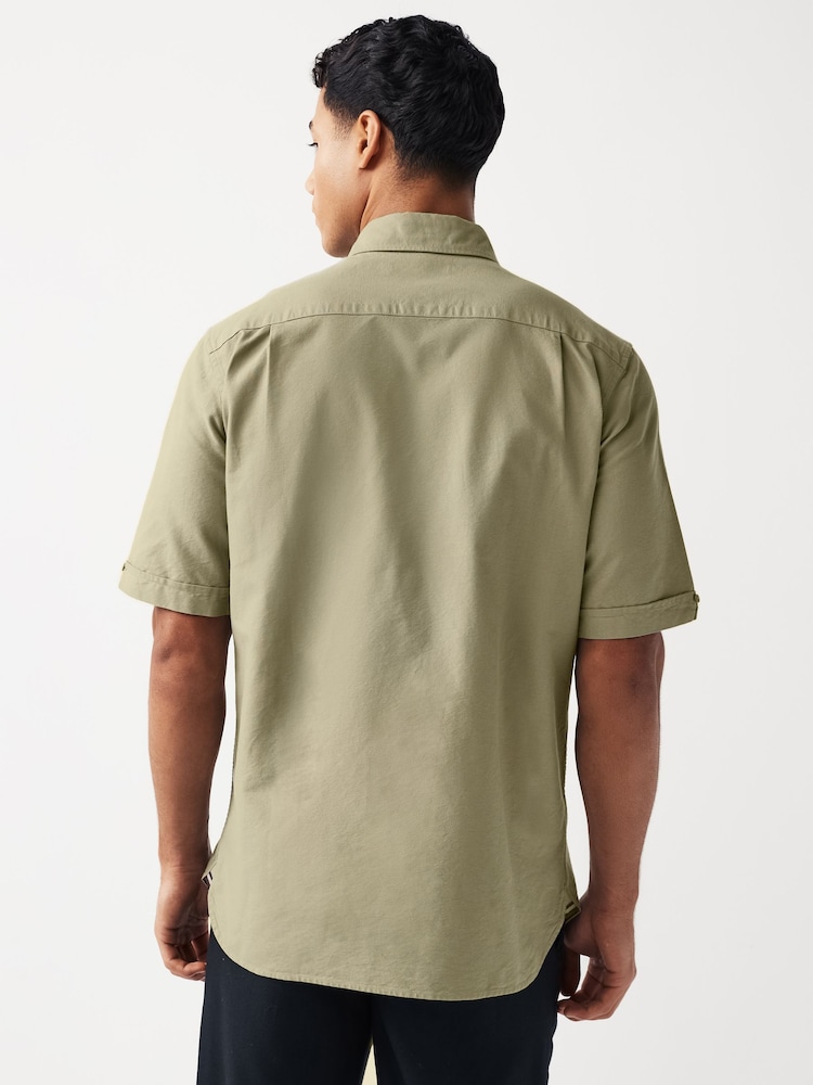 Fred Perry Short Sleeve Oxford Shirt - Image 2 of 7