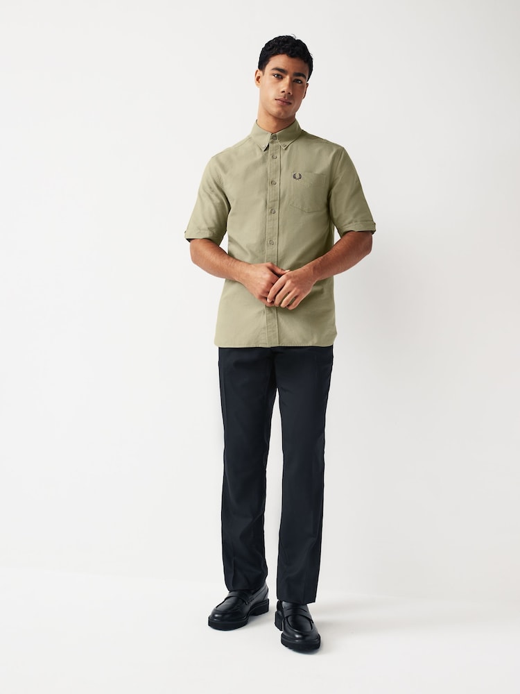 Fred Perry Short Sleeve Oxford Shirt - Image 3 of 7