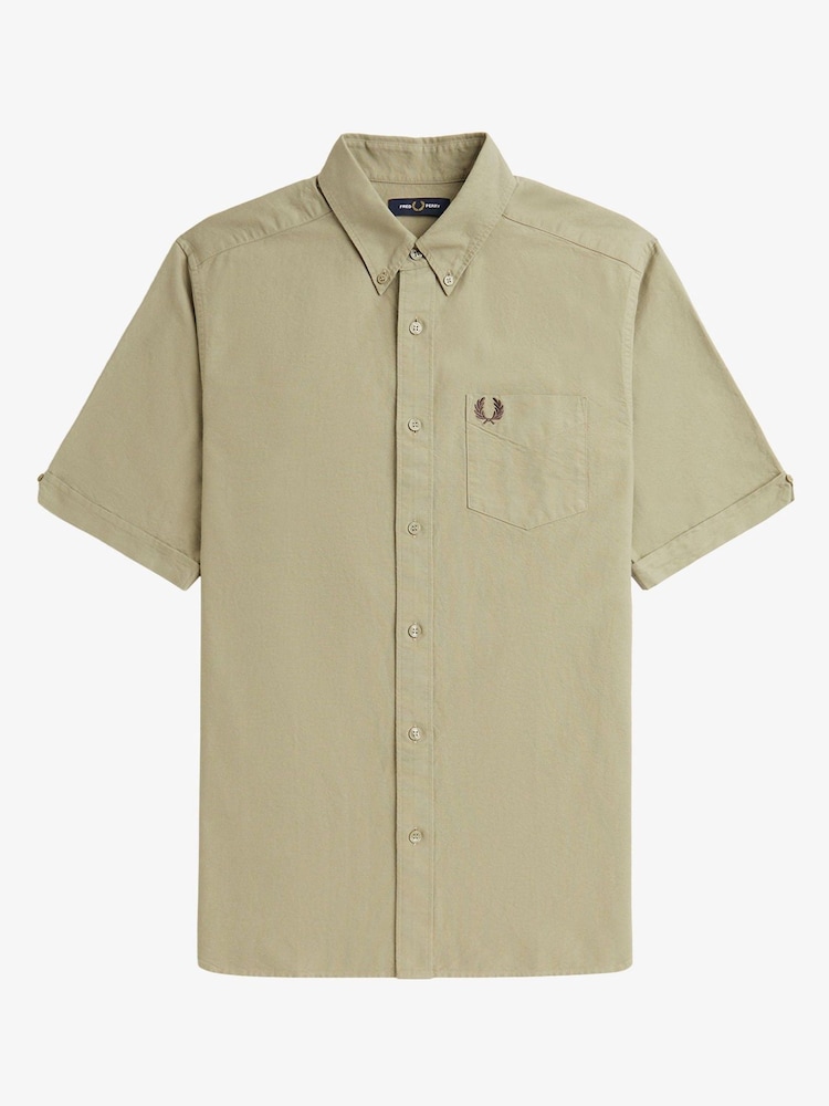 Fred Perry Short Sleeve Oxford Shirt - Image 6 of 7