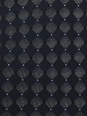 Reiss Navy Lavoro Silk-Blend Woven Tonal Diamond Tie - Image 5 of 5