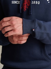 U.S. Polo Assn Blue Signature Arch Logo Hoodie - Image 5 of 9