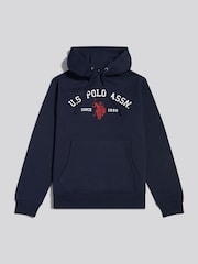 U.S. Polo Assn Blue Signature Arch Logo Hoodie - Image 6 of 9