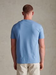 U.S. Polo Assn Blue Mens Signature Arch Print T-Shirt - Image 4 of 6