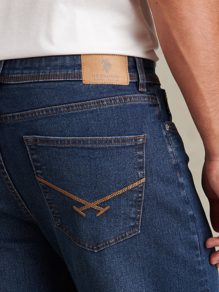 Blå - U.S. Polo Assn. Avslappet passform jeans - Bilde 2 av 5