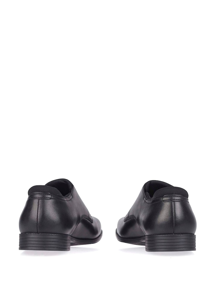 Start-Rite Black Leather Academy Smart School Shoes - Image 2 of 5