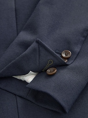 Barbour® Navy Wool Rich Hopsack Blazer - Image 14 of 16