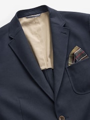 Barbour® Navy Wool Rich Hopsack Blazer - Image 9 of 16