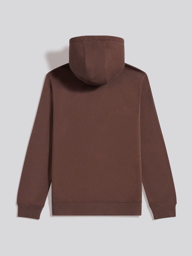 U.S. Polo Assn. Brown Double Horsemen Embroidered Hoodie - Image 2 of 3