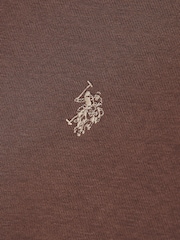 U.S. Polo Assn. Brown Double Horsemen Embroidered Hoodie - Image 3 of 3