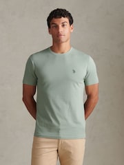 Verde - U.S. Polo Assn. Camiseta Double Horsemen - Imagen 1 de 9