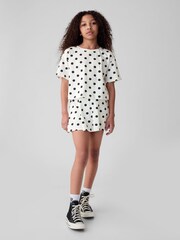 Gap White Skort Print Outfit Set (4-13yrs) - Image 1 of 2