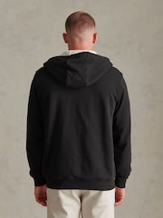 U.S. Polo Assn. Black Borg-Lined Zip-Through Hoodie - Image 4 of 4