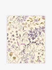 Mauve Purple Botanical Floral 10M Wallpaper - Image 2 of 3