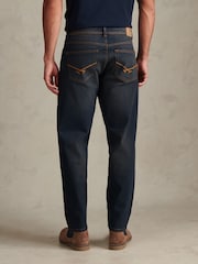 U.S. Polo Assn. Dark Blue Comfort Stretch Tapered Fit Jeans - Image 3 of 9