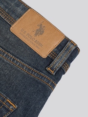 U.S. Polo Assn. Dark Blue Comfort Stretch Tapered Fit Jeans - Image 9 of 9