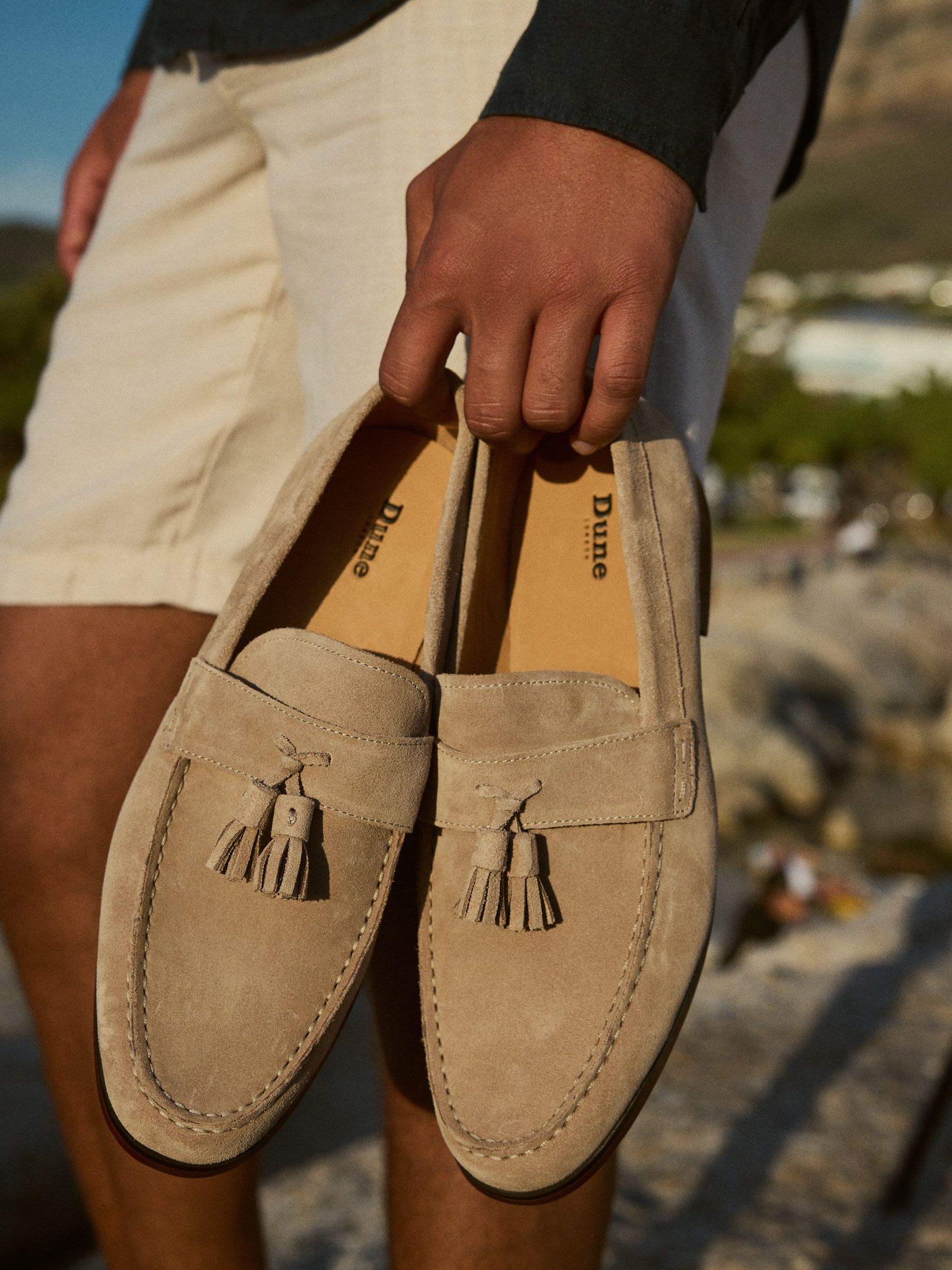 Buy Dune London Cream Blaikes Tassel Loafers from Next Germany