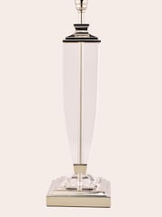 Laura Ashley Chrome Carson Crystal Table Large Lamp Base - Image 3 of 5
