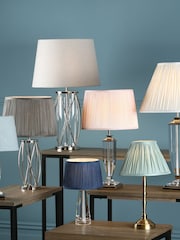 Laura Ashley Chrome Carson Crystal Table Large Lamp Base - Image 4 of 5
