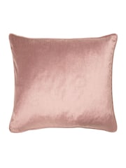Laura Ashley Velvet Blush Pink Square Nigella Cushion - Image 5 of 6