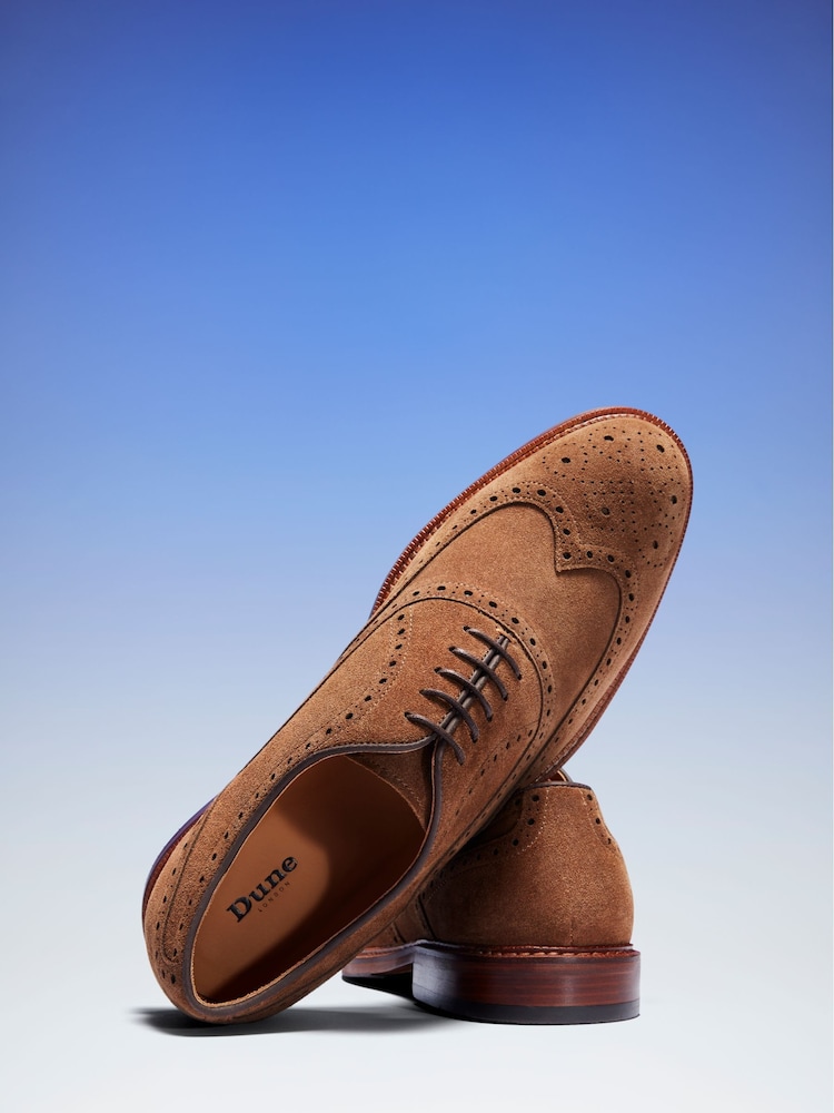 Braun/Chrom - Dune London Solihull Oxford-Budapester - Bild 1 von 8