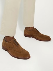 Braun/Chrom - Dune London Solihull Oxford-Budapester - Bild 3 von 8