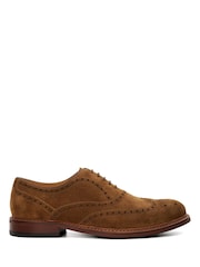 Braun/Chrom - Dune London Solihull Oxford-Budapester - Bild 4 von 8