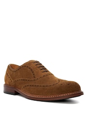 Braun/Chrom - Dune London Solihull Oxford-Budapester - Bild 5 von 8